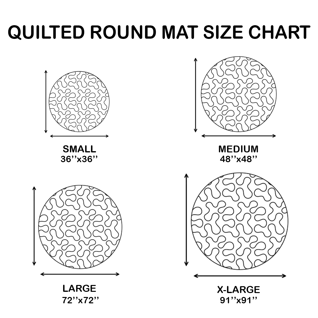 Autumn Abundance Quilted Round Mat NCU0TV025