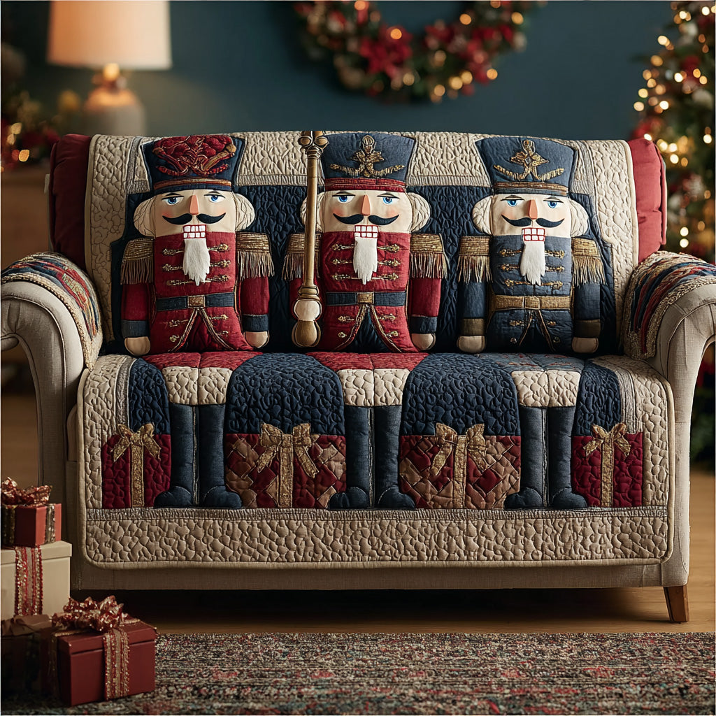 Royal March Quilted Sofa Cover NCU0DH533