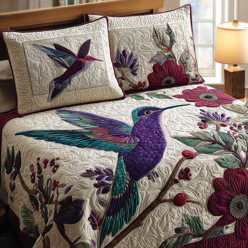 Ruby Nectar 3-Piece Quilted Bedding Set NCU0TN79