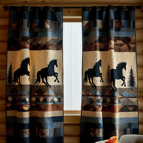 Rustic Horizon Quilted Curtains NCU0TN164