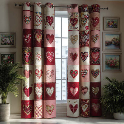 Rustic Love Quilted Curtains NCU0DX033