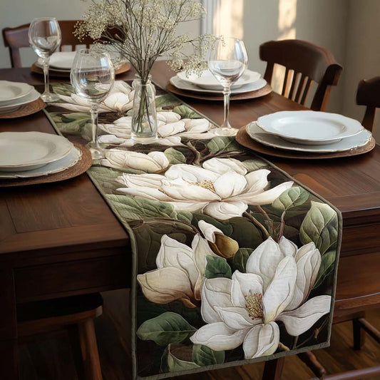 Rustic Magnolia Quilted Table Runner NCU0QQ082