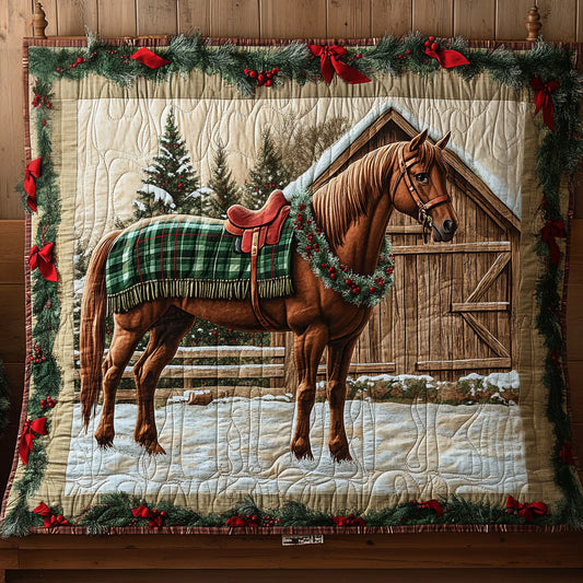 Rustic Stable Charm Quilted Blanket NCU0DH346