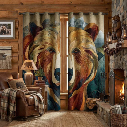 Rustic Woods Quilted Curtains NCU0QQ226