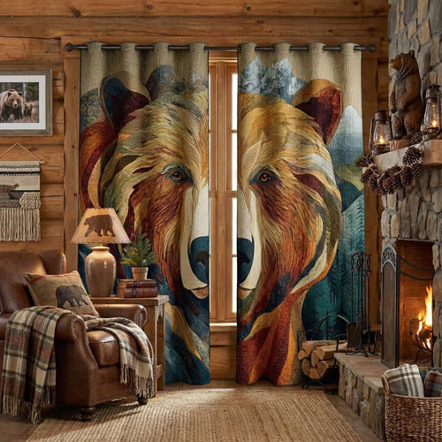 Rustic Woods Quilted Curtains NCU0QQ226