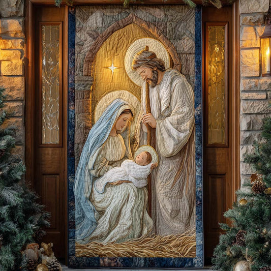 Sacred Family Quilted Door Cover NCU0ND013