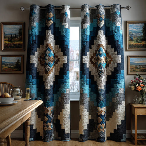 Sacred Geometry Quilted Curtains NCU0DH717