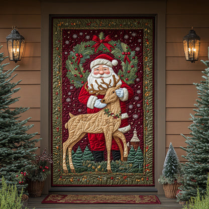 Santa Cheer Quilted Door Cover NCU0VD006