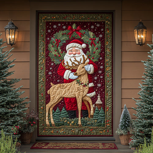 Santa Cheer Quilted Door Cover NCU0VD006