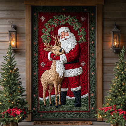 Santa Delight Quilted Door Cover NCU0VD015