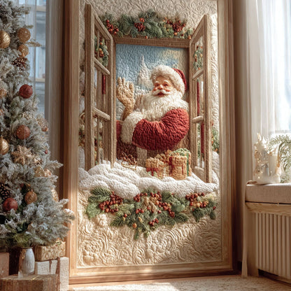 Santa Door Magic Quilted Door Cover NCU0TP0049