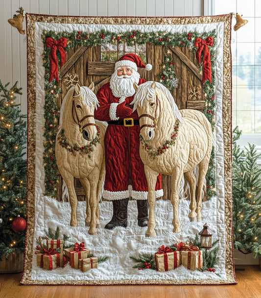 Santa Gentle Companions Quilted Blanket NCU0DH350