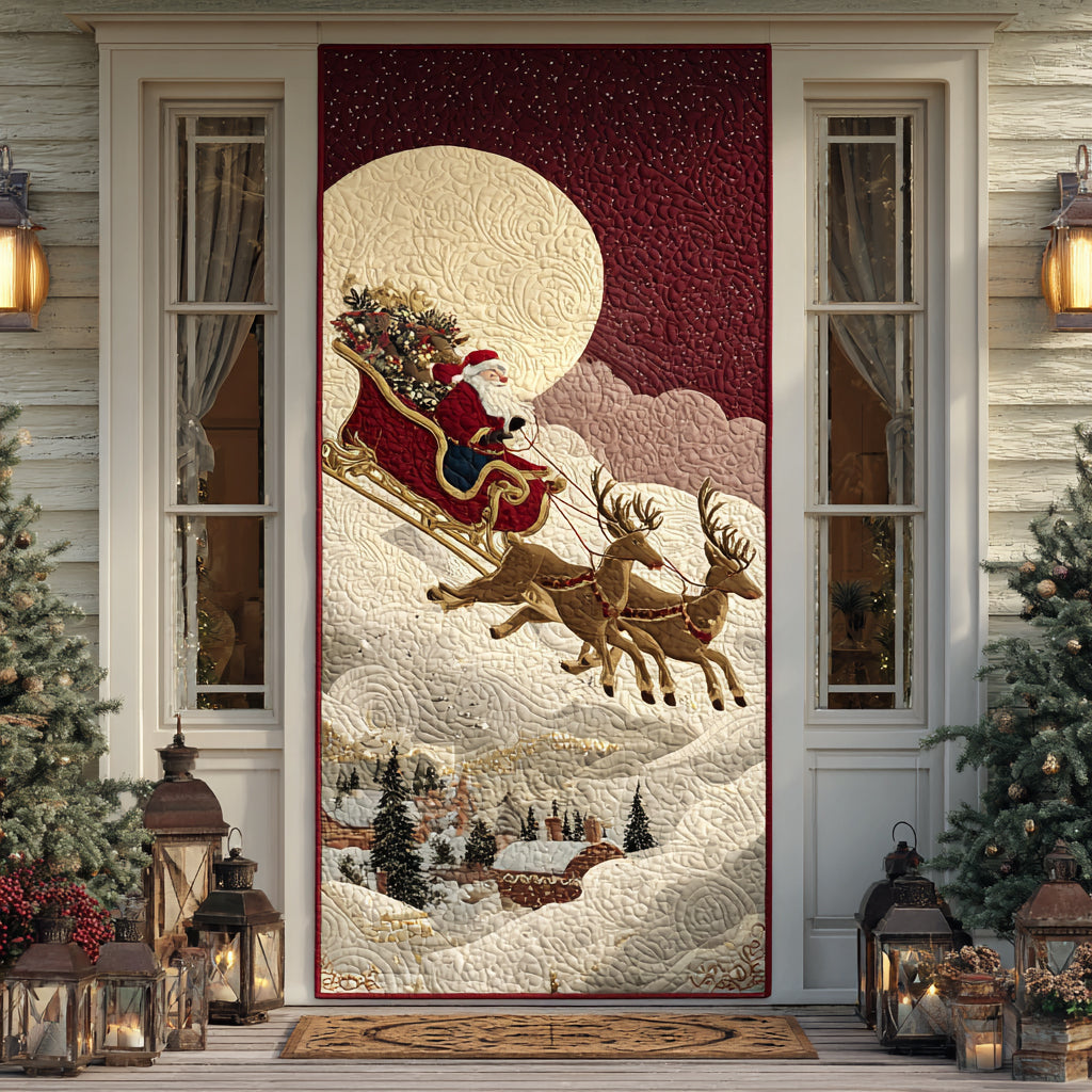 Santa Journey Quilted Door Cover NCU0VD005