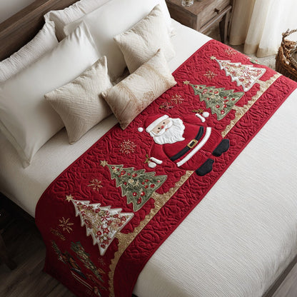 Santa Parade Quilted Bed Runner NCU0TV680