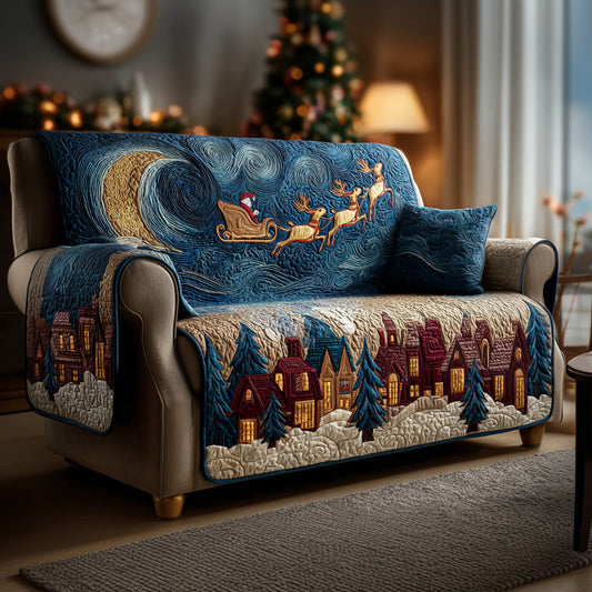 Santa Starry Flight Quilted Sofa Cover NCU0DH448