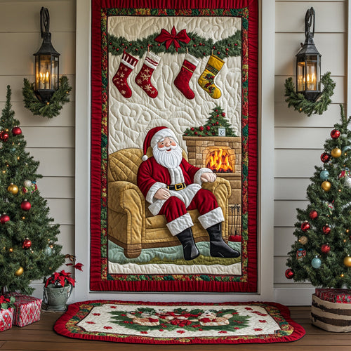 Santa Story Quilted Door Cover NCU0VD009