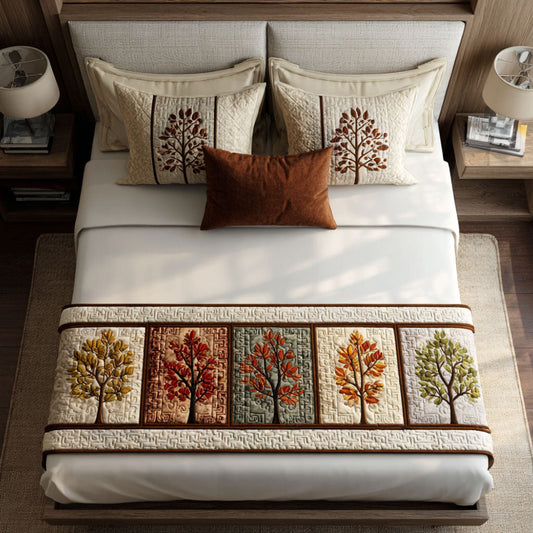 Seasons in Stitch Quilted Bed Runner NCU0PT8747