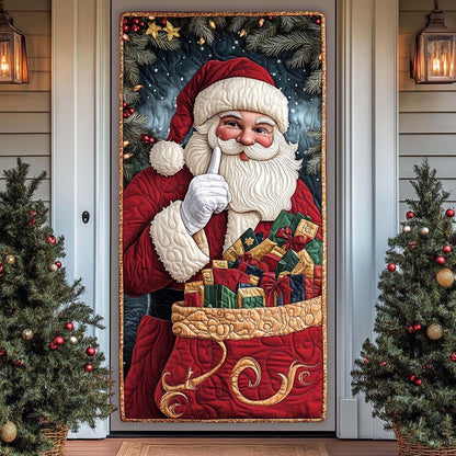 Secret Santa Gift Quilted Door Cover NCU0QQ110