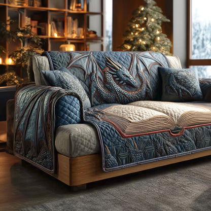 Shadowflight Grimoire Quilted Sofa Cover NCU0DH446