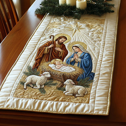 Shepherd Blessing Quilted Table Runner NCU0DH612
