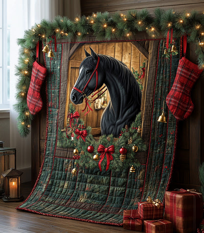 Silent Night Stable Quilted Blanket NCU0DH352