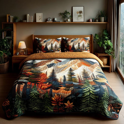 Silent Valley Whisper 3-Piece Quilted Bedding Set NCU0NL021