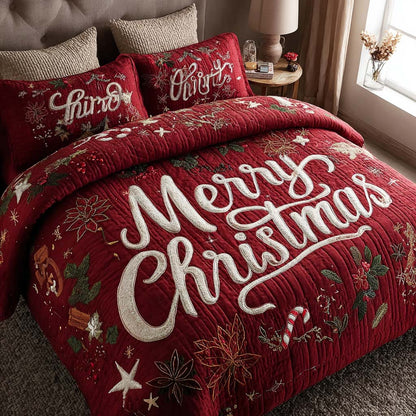 Simple Joy Vibes 3-Piece Quilted Bedding Set NCU0TN55