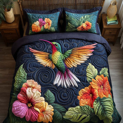 Sky Dancer 3-Piece Quilted Bedding Set NCU0TN81