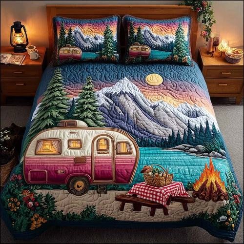 Sleep Under Stars 3-Piece Quilted Bedding Set NCU0HT034