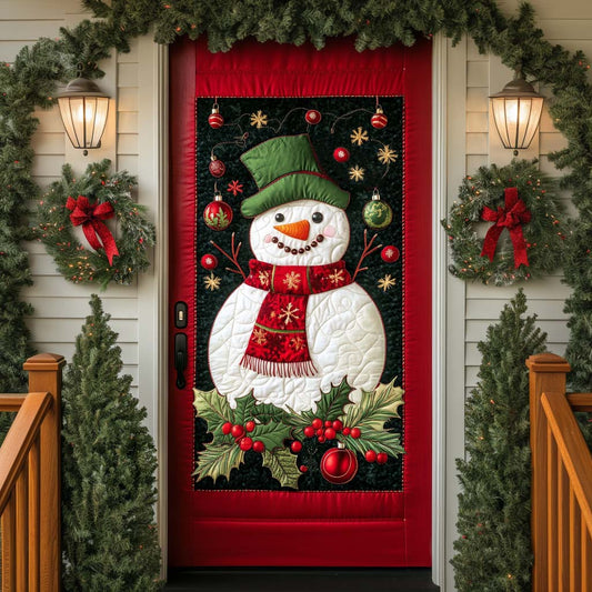 Smiles of Winter Quilted Door Cover NCU0NL064