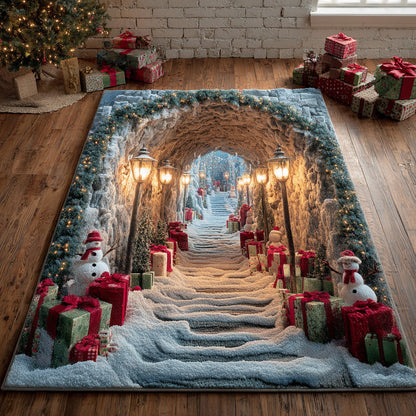 Snowman Tunnel Area Rug NCU0DH473