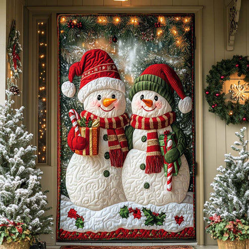 Snowy Days Ahead Quilted Door Cover NCU0NL065