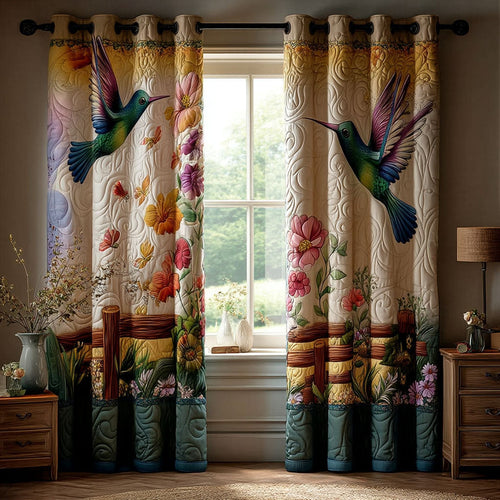 Soft Meadow Quilted Curtains NCU0TN187