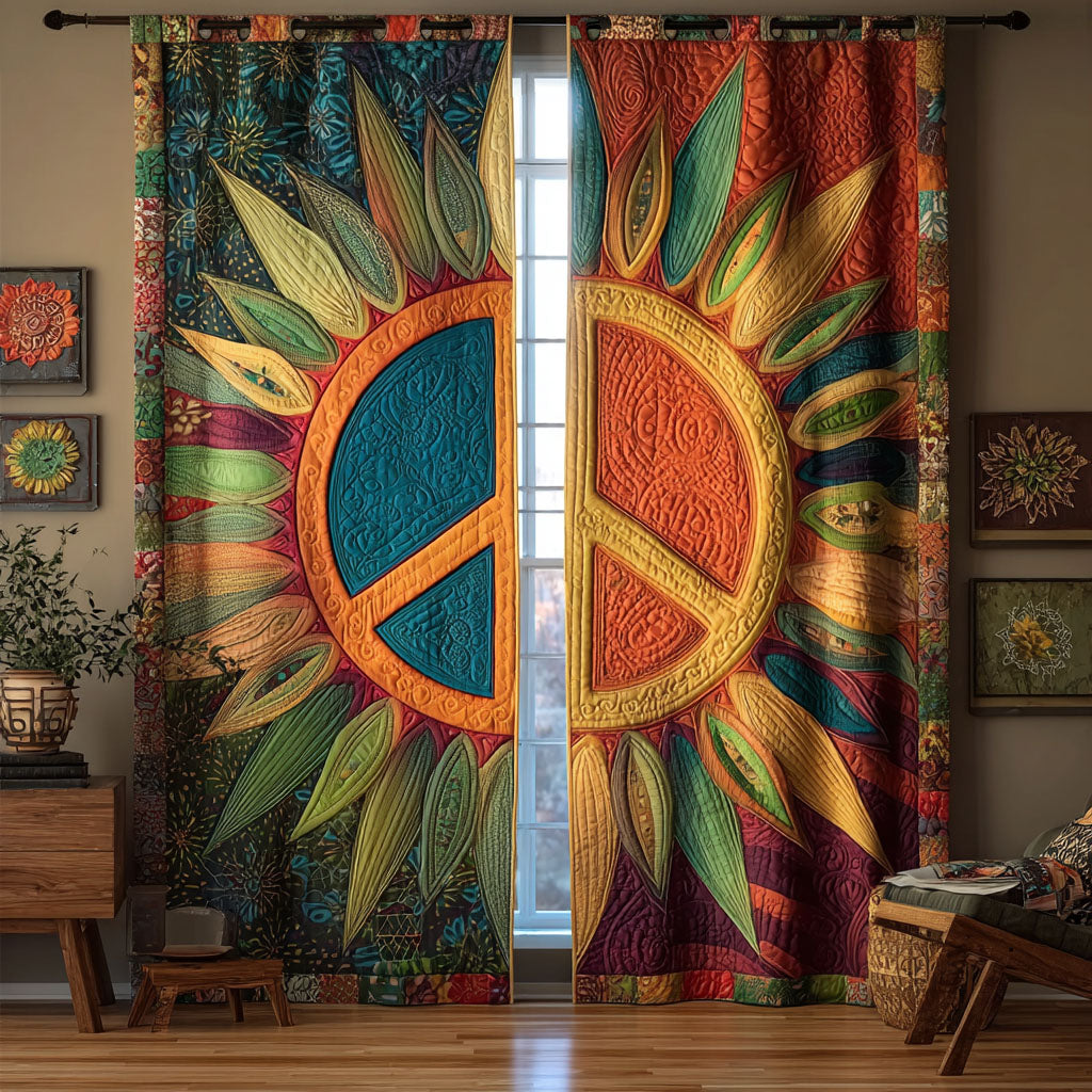 Solar Bloom Journey Quilted Curtains NCU0TP0100