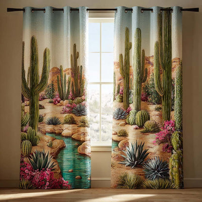 Southwest Serenity View Quilted Curtains NCU0QQ177
