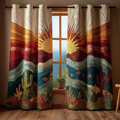 Southwestern Dawn Quilted Curtains NCU0QQ156