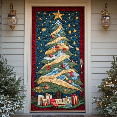 Sparkling Pines Quilted Door Cover NCU0NL070