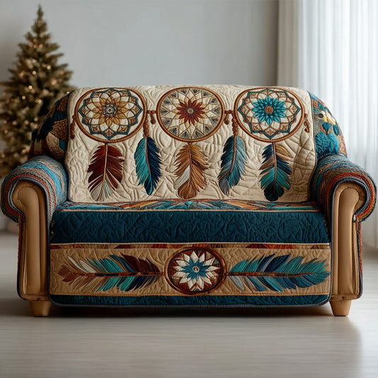 Spirit Wind Trail Quilted Sofa Cover NCU0DH529