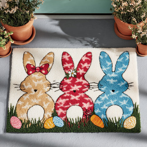 Springtime Hop Trio Doormat NCU0TP0146