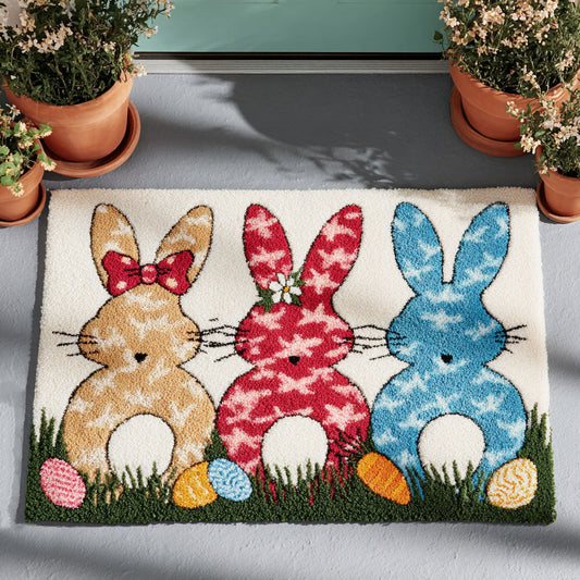 Springtime Hop Trio Doormat NCU0TP0146