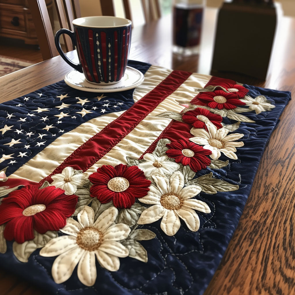 Star-Spangled Quilted Place Mat NCU0PT5124