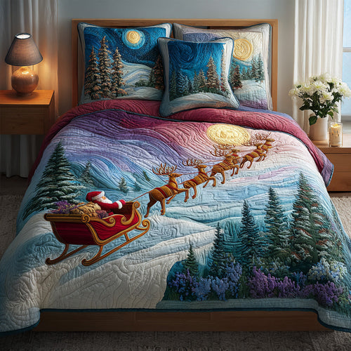 Starlit Journey 3-Piece Quilted Bedding Set NCU0DH385