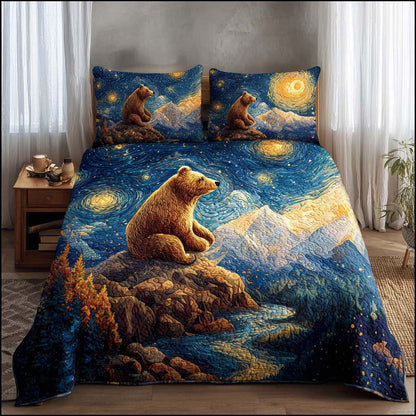 Starlit Wilderness 3-Piece Quilted Bedding Set NCU0QQ070
