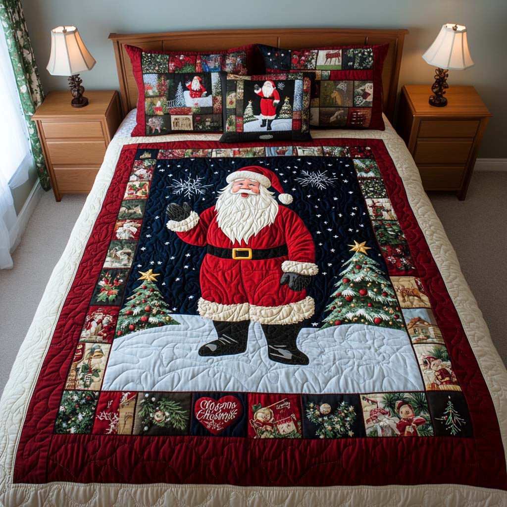 Starry Night Joy 3-Piece Quilted Bedding Set NCU0TN57