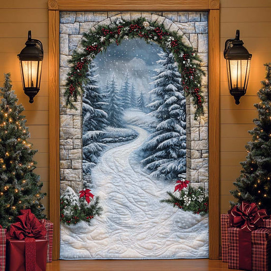 Stonewall Snowscape Quilted Door Cover NCU0TN30