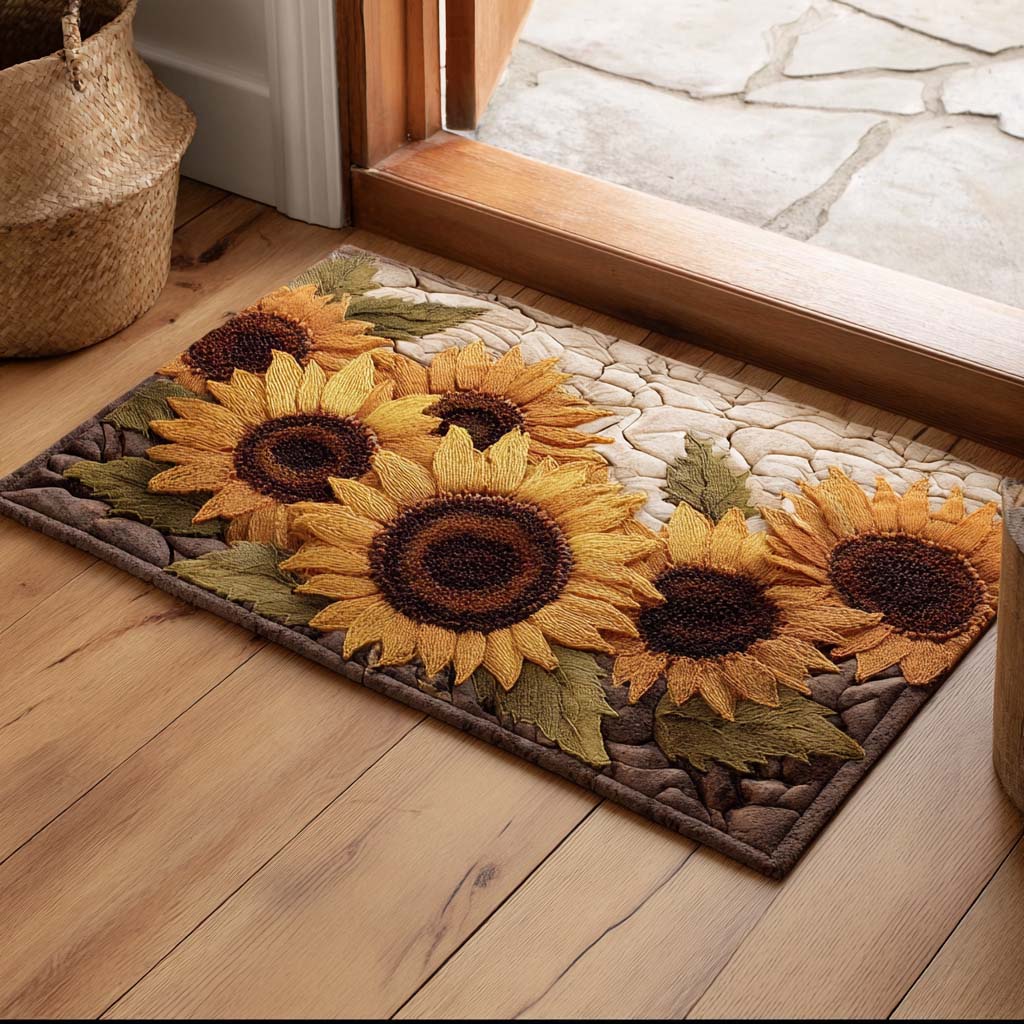 Sunflower Garden Doormat NCU0QQ201