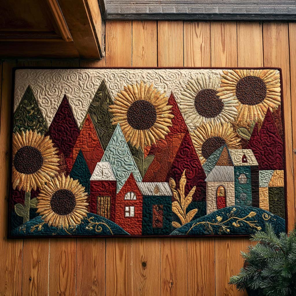 Sunflower Village Doormat NCU0QQ205