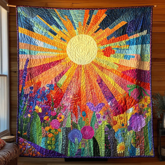 Sunny Mood Quilted Blanket NCU0TN144