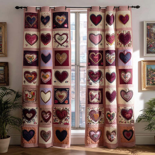 Sweet Mosaic Quilted Curtains NCU0DX031