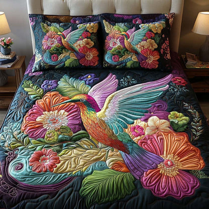 Swift Charm 3-Piece Quilted Bedding Set NCU0TN82